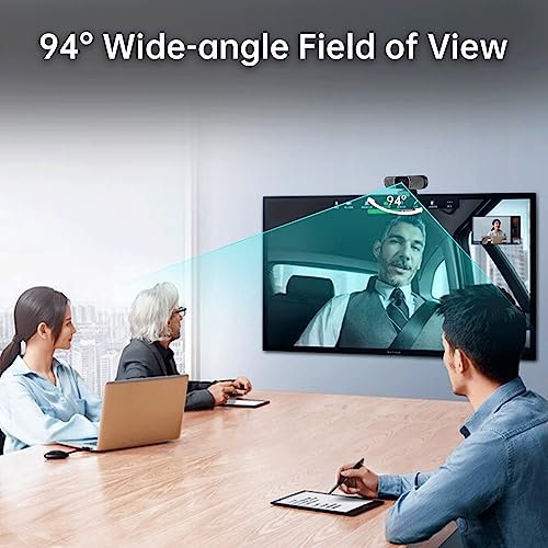 Image of 3 in 1 Webcam with Microphone and Speaker for Desktop 1080p PC Camera USB2.0 HD Video Conferencing Camera with Noise Reduction Microphone and Privacy Cover for PC Zoom Meeting Skype