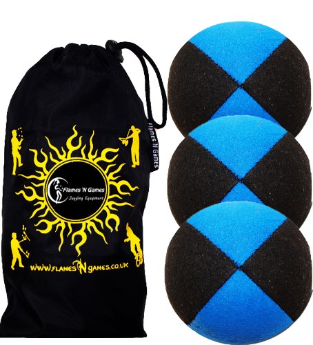  3X Balles de Jonglage Thud en Cuir suède Super...