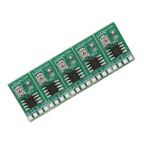 Adjustable LED Driver Module, 30-1500MA Constant Current 3V-6V, Large Output Power 9W, Fit for 3.3V 3.7V 4.5V 5V 6V LED Driver