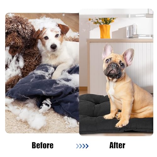 Hombys JYXGC119 Chew Proof Dog Bed For Teething Puppy, Indestructible Durable And Water Resistant Crate Pad Mat thumb #2
