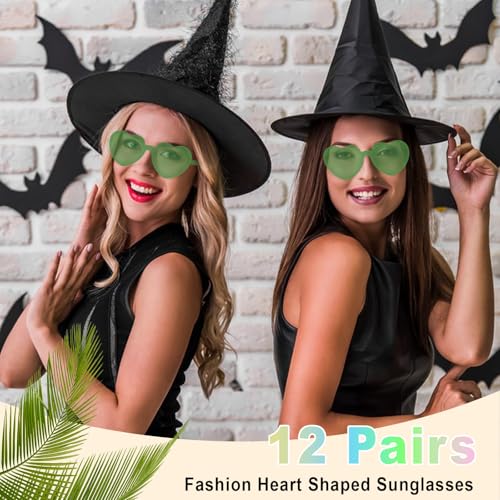 Image of Heart Sunglasses 12 /18 /24 Pcs Heart Shaped Glasses for Women Cute Funny Party Glasses Party Favors Accessories
