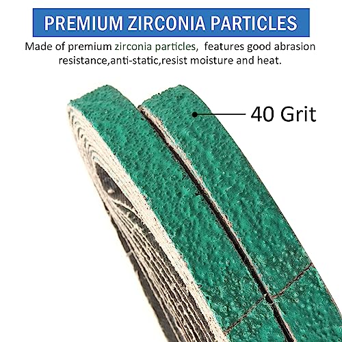 RUIHONGV 1/2x18 Zirconia Sanding Belts