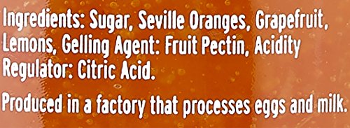 Image of Mackays Three Fruit Marmalade Jam 340gm| Orange, Grapefruit & Lemon | Imported from Scotland | Made with Whole Fruits | Vegan | Gluten-Free | No Artificial Colors or Preservatives (Pack of 3)