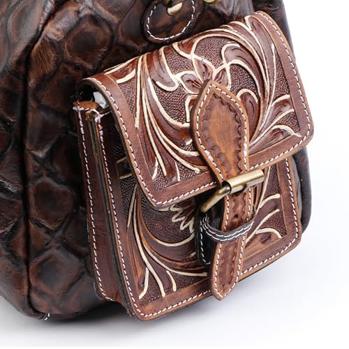 Handmade Large Leather Duffle Bags for Travel or the Gym, Overnight Sports Bag Weekender Bag Travelers Carry-on Luggage Duffel Bag for Men and Women3