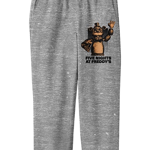 Five Nights at Freddy's Freddy Fazbear Waving Youth Athletic Heather Sweatpants2