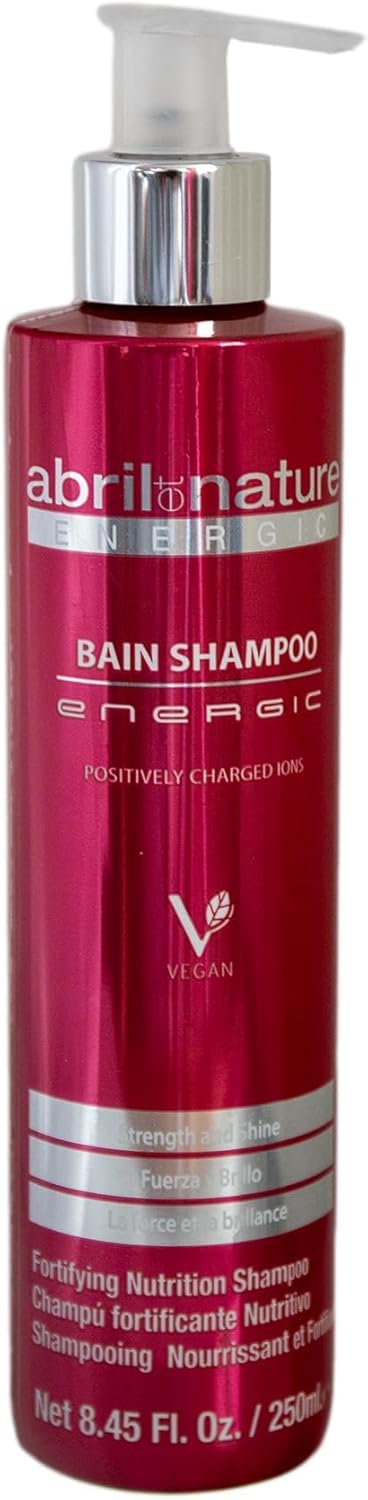 abril et nature - Professionelles Haarpflege-Set Energic - Anti-Frizz - Shampoo-, Maske- und Serum-Set für Haare - Für feuchtigkeitsbedürftiges Haar - Entwirrt, rehydriert und repariert - 550 ml