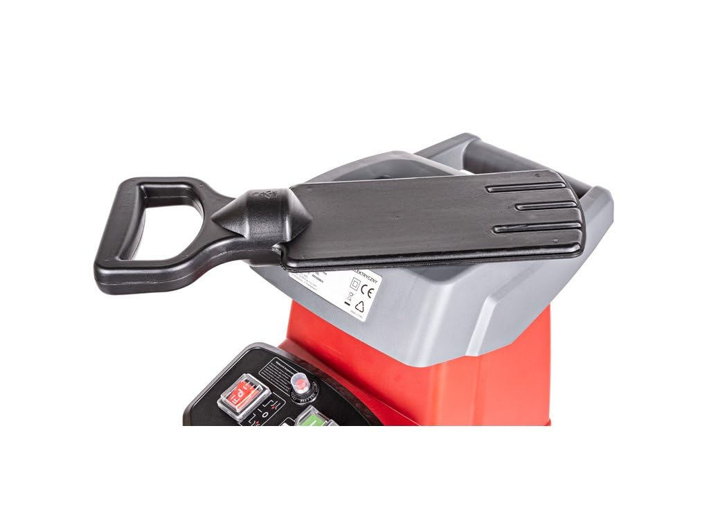 Hahn & Sohn Trituradora eléctrica Cedrus CEDRE01 - 2800 W, hasta ramas de 44 mm, cesta de 60 L - Silencioso, rebobinado, protección contra sobrecargas, ruedas de transporte, trituradora de jardín