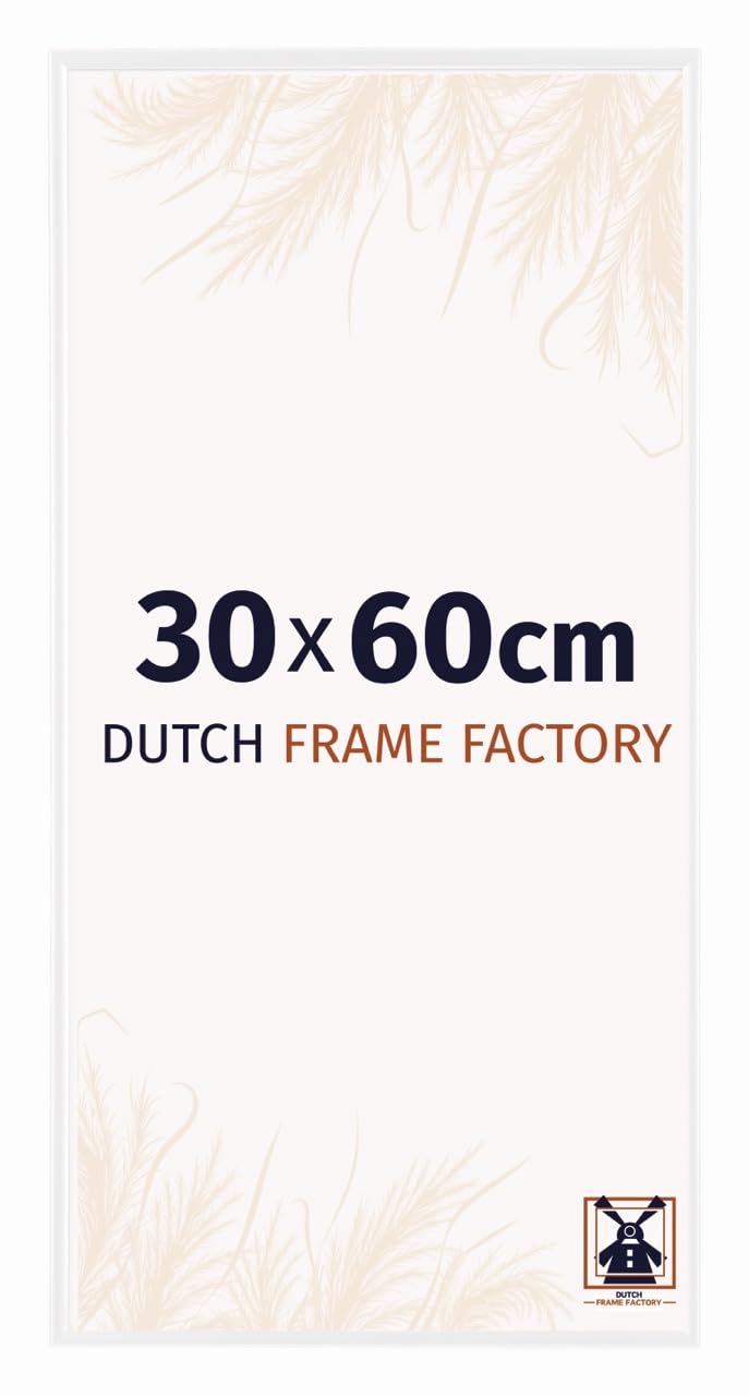 Dutch Frame Factory - Picture frame 30x60 cm White High Gloss - Plastic
