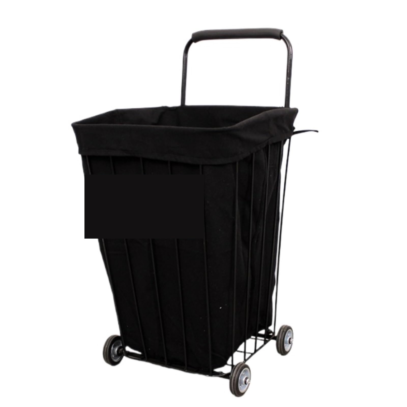 Dannmpx Black Shopping Trolley Shopping Cart Detachable Removable Washable Liner For Grocery Utility Cart(Black)