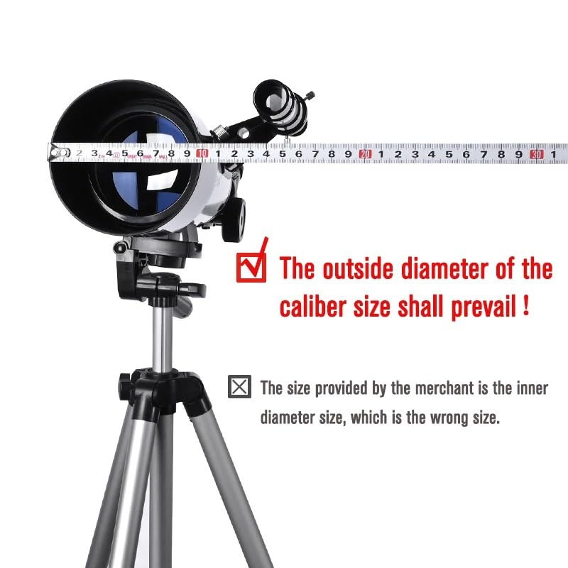 Accesorios para telescopios astronómicos de lente de aluminio de 50 mm a 225 2