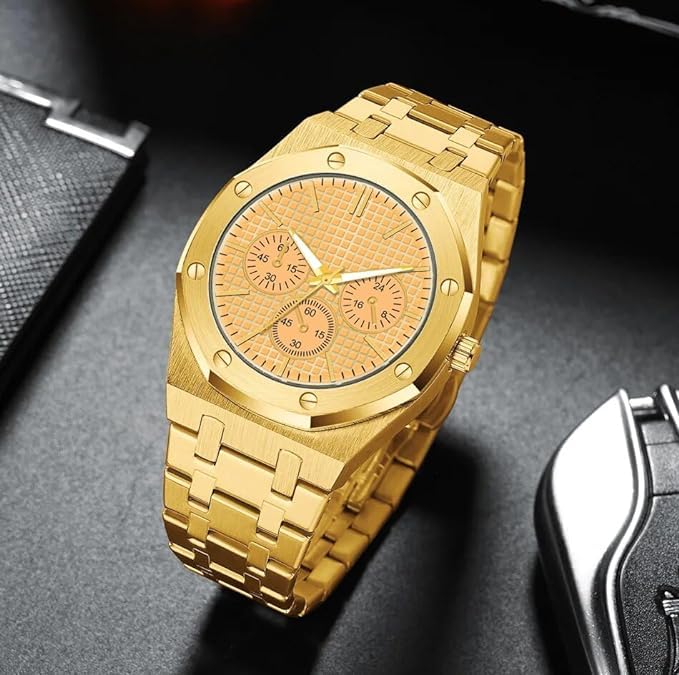 Image of Acnos Premium Brand Square Analog Multi Dial Multi Case Multi Belt Unisex Watch Women Men