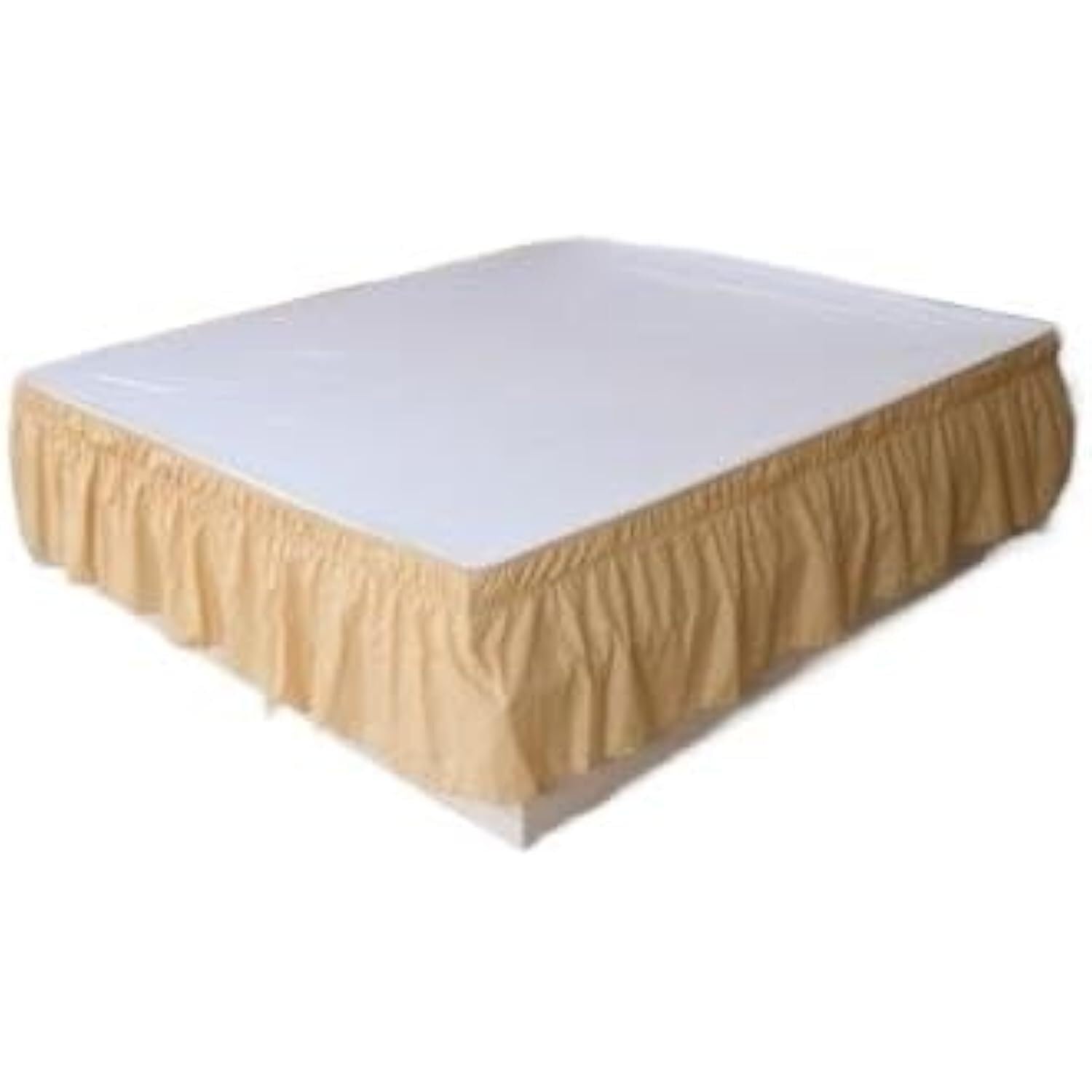 Bed Skirt Valance For Bed,Dust Ruffle Skirt Brushed Cloth Covers Without Surface King Queen Size Elastic Band Skirts 40cm Height Bedspread(B,180X200cm)