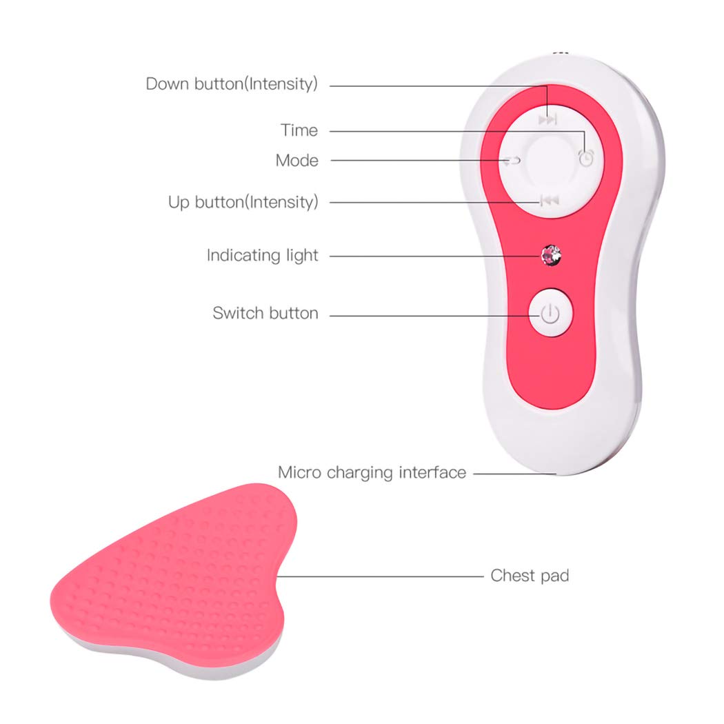 Masajeador de ampliación del Pecho, Dispositivo de flacidez Anti-tórax de Terapia de Masaje de acupresión portátil, promueve el Desarrollo y el Masaje de los Senos