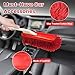 Car Duster Detailing Kit Replacement for California Car Duster Exterior Interior Cleaner Soft Cotton Mop Quickly Safely Removes Light Daily Dust for Car Dust Pollen Removing （Handle Not Included）