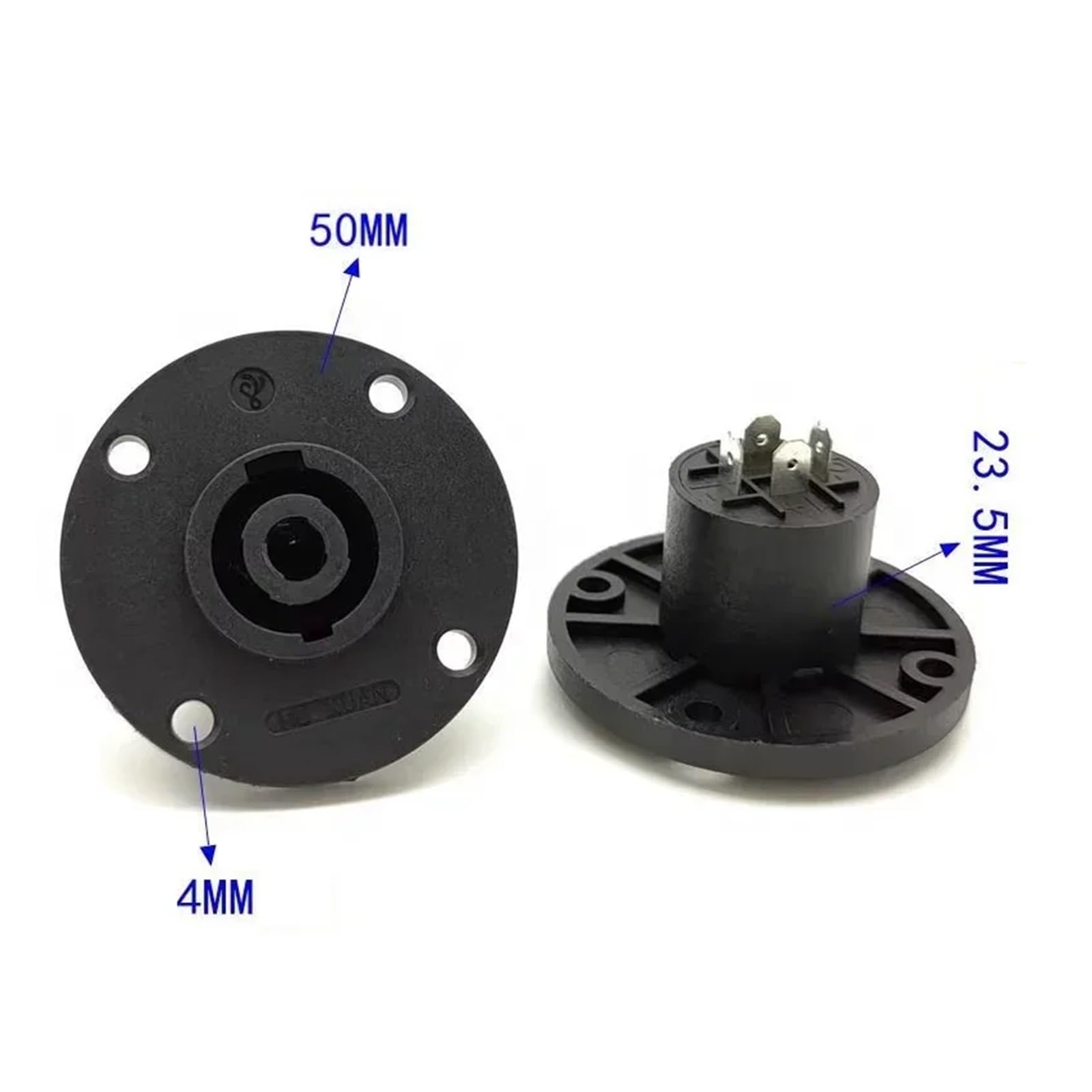 Konwerter wtyczek jack, Złącze audio 4-pinowe, wzmacniacz głośnikowy, konwerter z blokadą(8,5PCS)