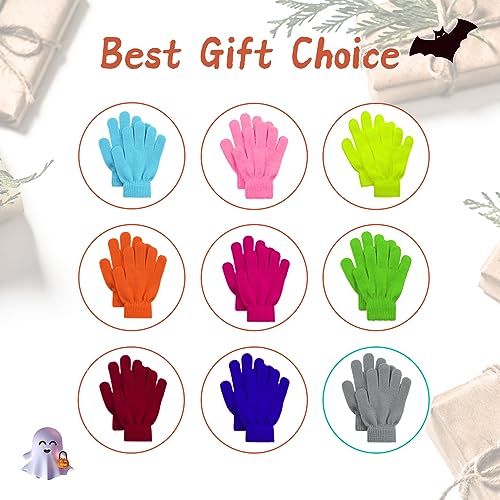 Century Star Kids Winter Gloves Magic Warm Full Finger Gloves Soft Stretchy Knit Mittens for Toddler Boys Girls 6