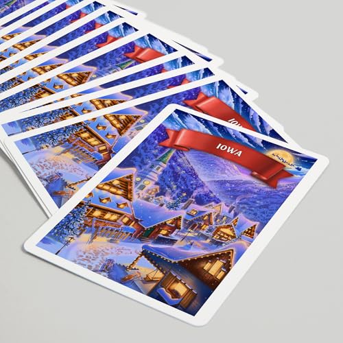 Lantern Press Naipes Póker Iowa Invierno 52 Cartas miniatura 5