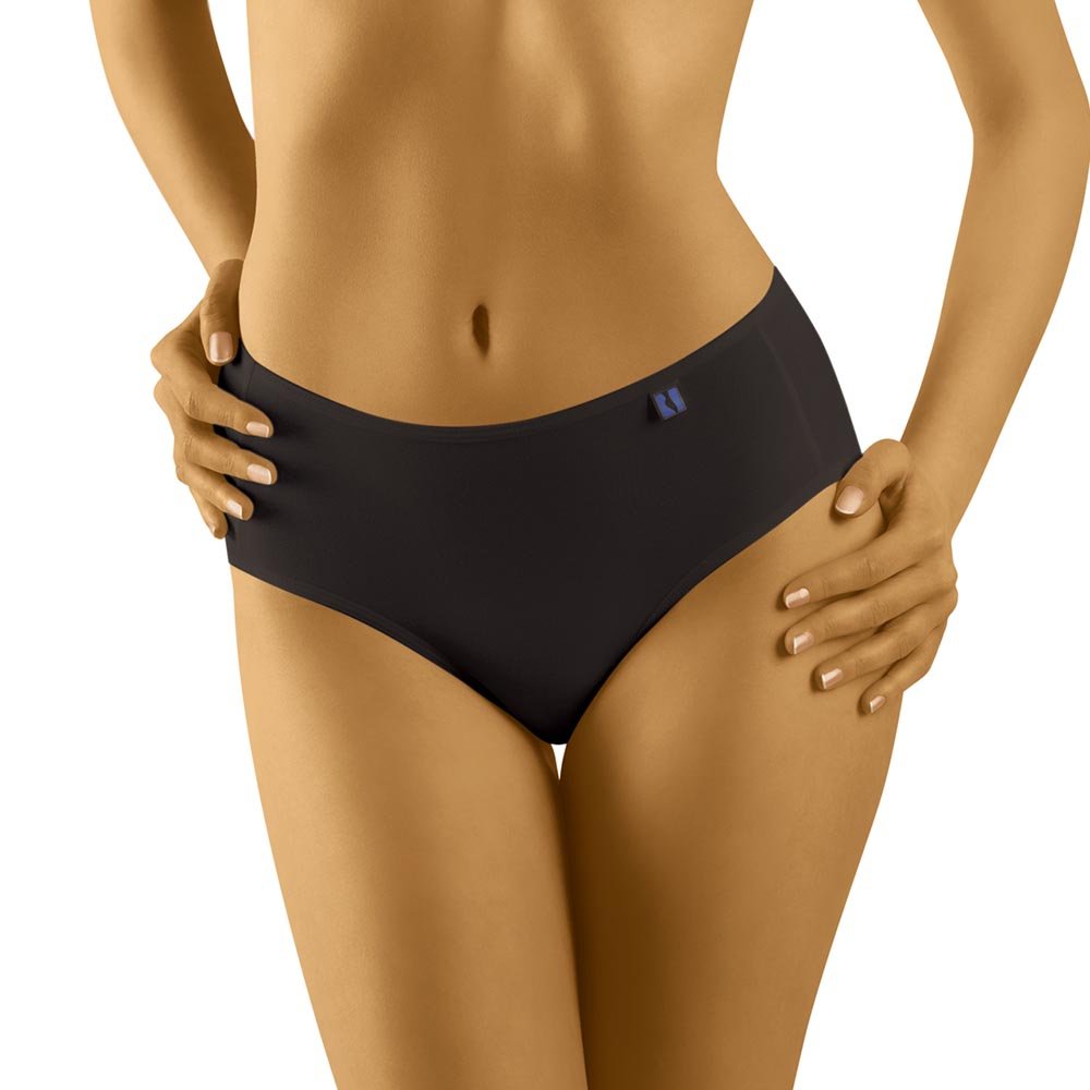 Wolbar Women's Briefs WB151, Black,L