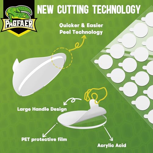 Glue Dots Double Sided, 100PCS Sticky Dots for Wall Decorations, Posters, Balloons - 0.4" Removable Clear Adhesive Dots, No Damage Museum Putty for Home & Party & Crafts Use - Image 4