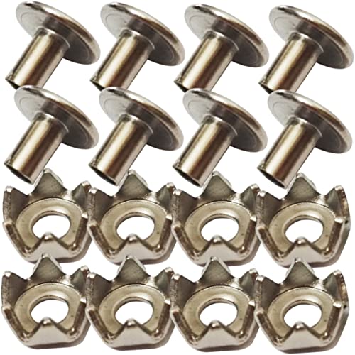 FRCOLOR Ice Shoe Grips 100pcs Shoes Ice Cleats Stainless Steel Spikes Slip-Resistant for Boots Snowfield Hiking Climbing