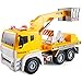HERSITY Veicoli da Cantiere Giocattolo Camion Soccorso con Suoni e Luci Regalo per Bambini 3 4 5 Anni Ragazzo Ragazza