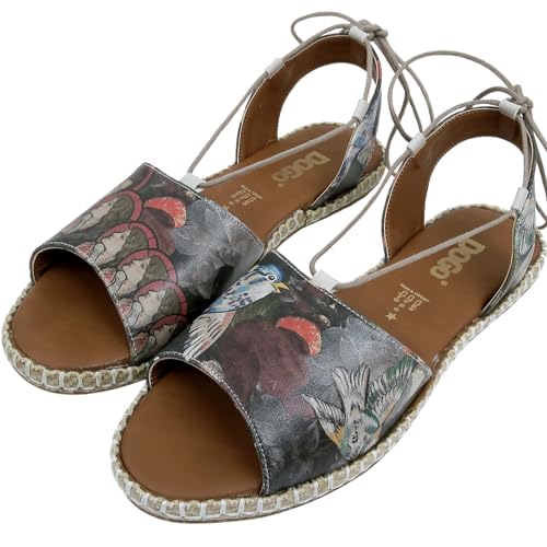 DOGO Gladiator Sandals for Women - Vegan and Handmade Strappy Sandals for Women, Pure Reflection Design, Size 9.5 by DOGO - Used condition - US$31.18