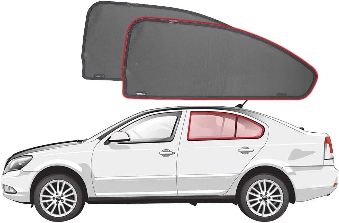 Snap Shades for Skoda Octavia Liftback 2nd Generation Car Rear Window Shades (1Z; 2004-2013)