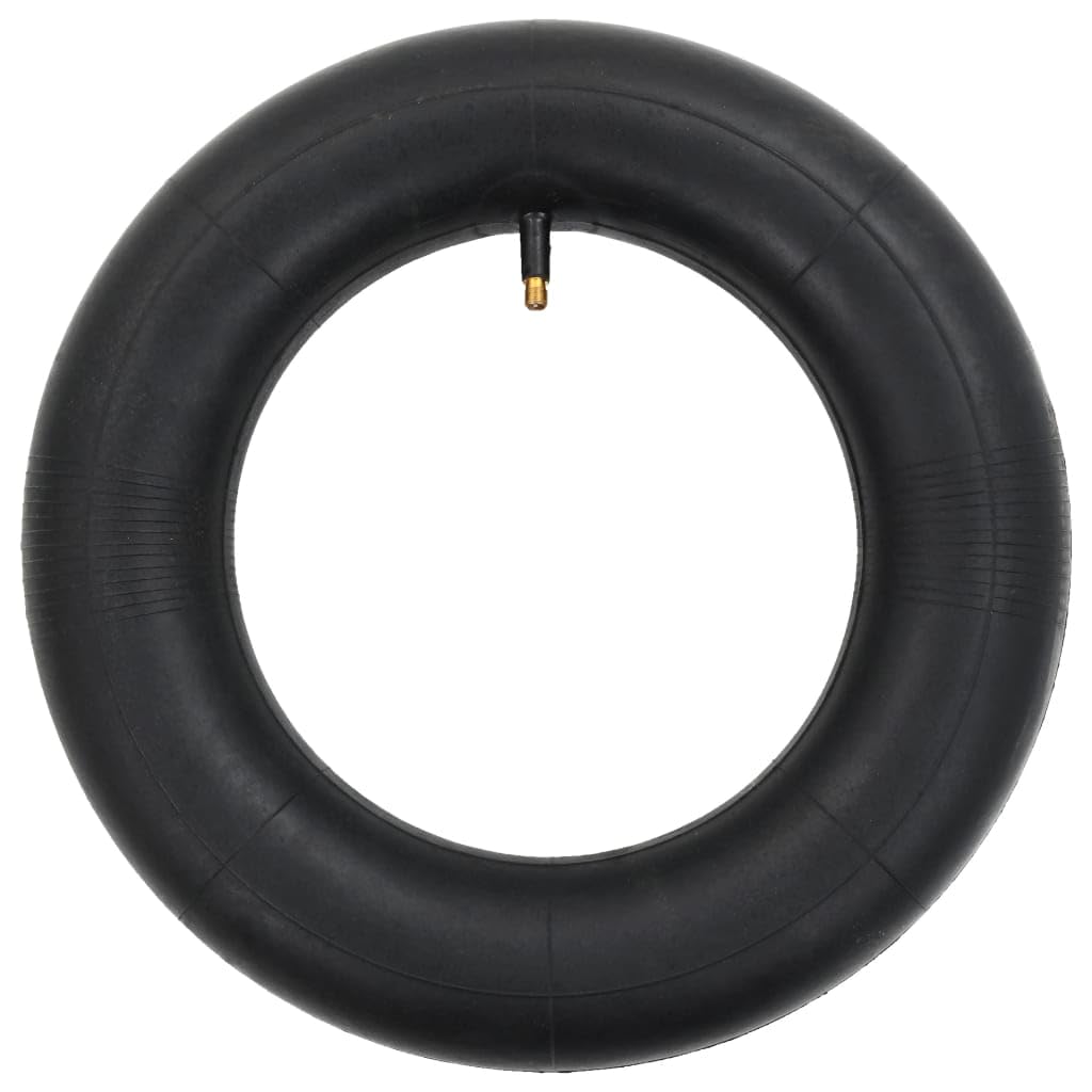 Set di 2 pneumatici per carriola 3.50-8 4PR con camera d'aria, robuste ruote di ricambio per carriola, carrello da trasporto e carrello, diametro 36 cm, portata 120 kg