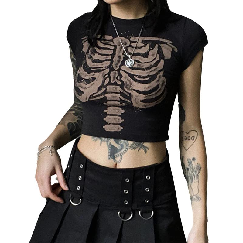 00s darkcore ベロアチェック柄ビスチェ風切替フリルカットソー y2k 51WLcpGZKwL.jpg