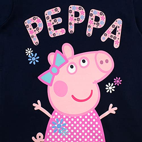 Peppa Pig Sweatshirt à Capuche Fille Bleu 5-6 Ans