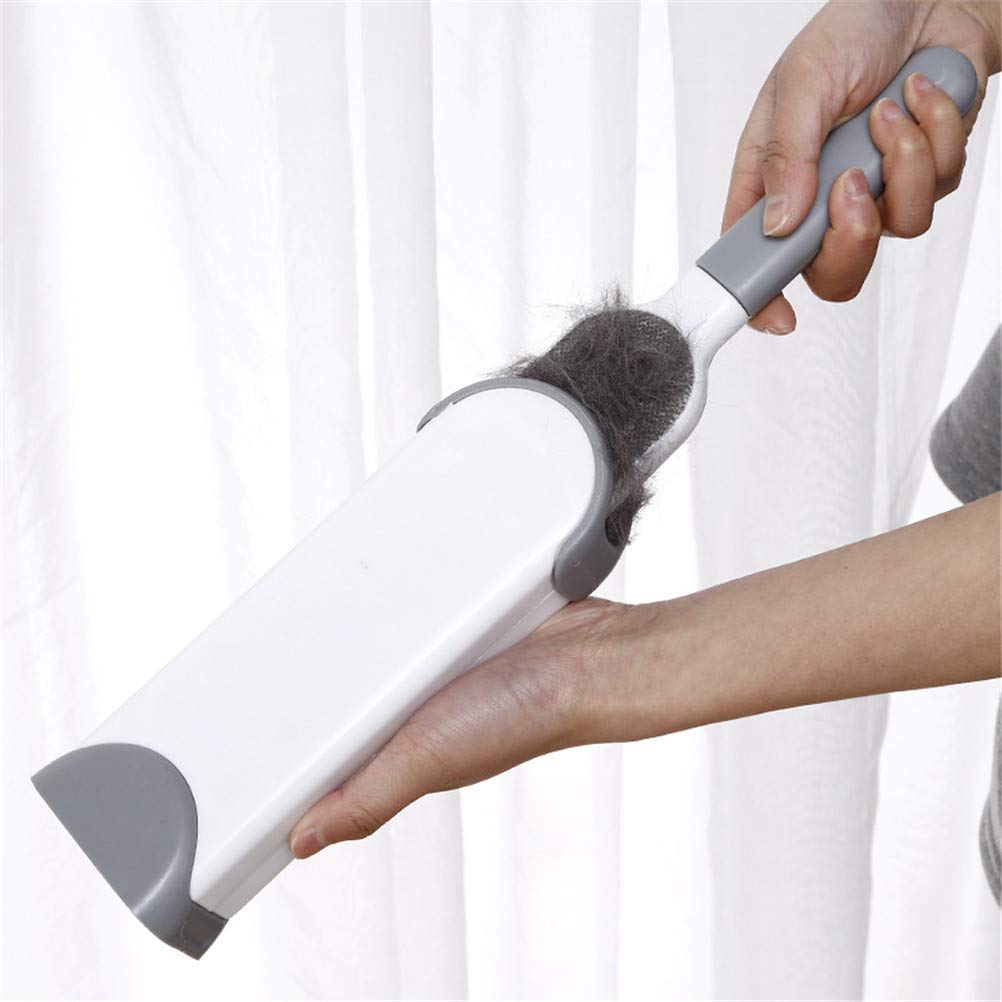 Spazzole per rimuovere peli di animali domestici o animali domestici con base autopulente per rimuovere cani e gatti, spazzola riutilizzabile a doppia faccia in pelliccia, dimensioni da viaggio