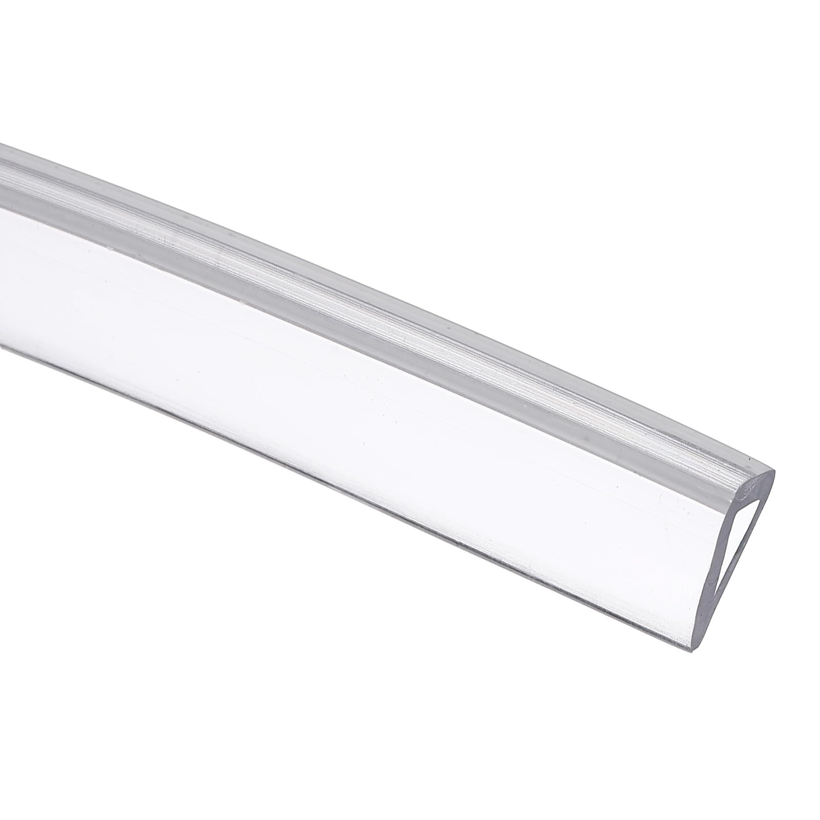 sourcing map Clear Edge Trim, 9.8Ft Silicone U Channel Edge Protector, Edges Guards Fits 3/32"-1/8" for Car Doors Sheet Metal Parts (9/32" W x 1/2" H)