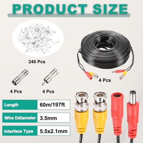 Câble d'alimentation vidéo BNC pour corriger les pertes d'image CCTV - 2
