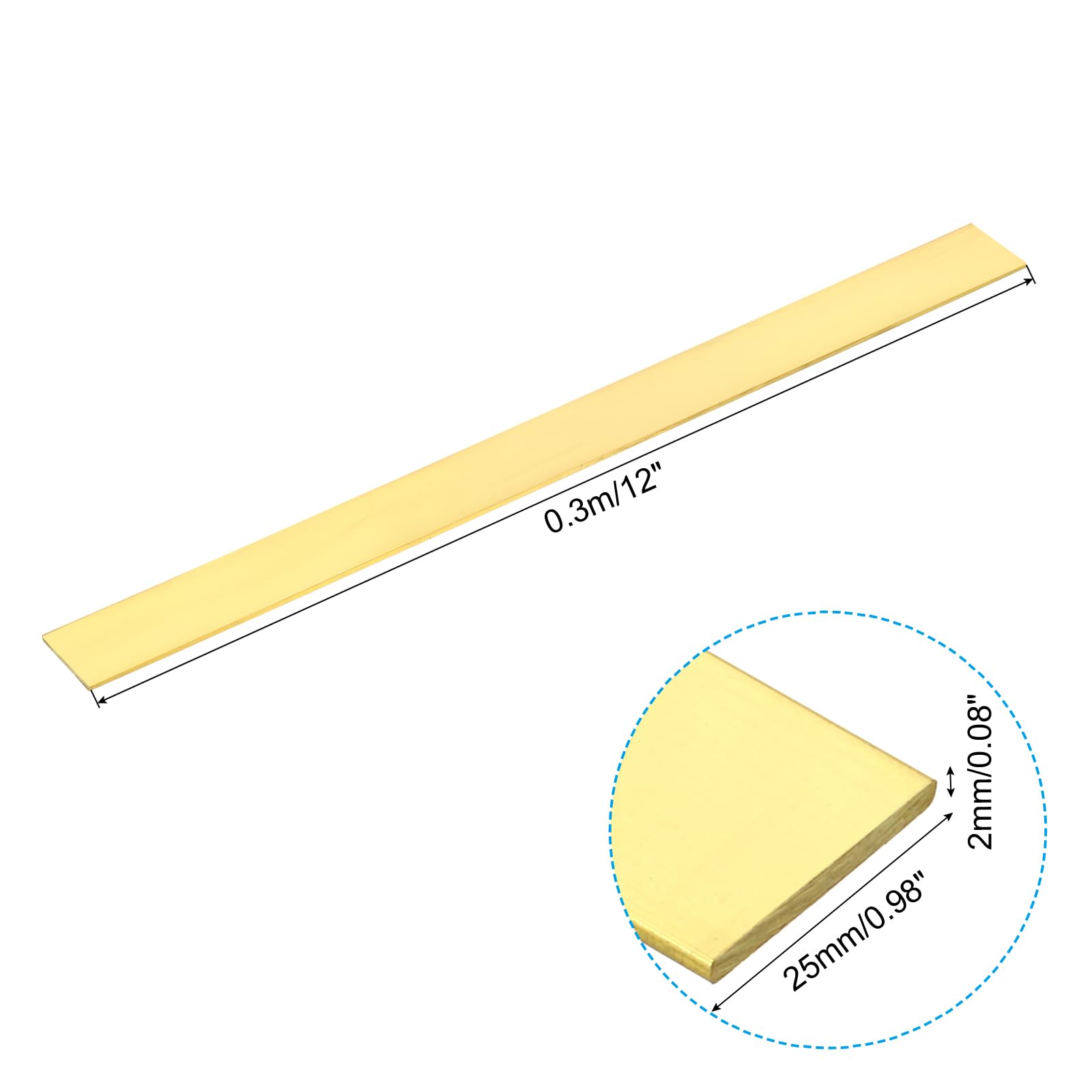 PATIKIL 1/12 x 1 x 12