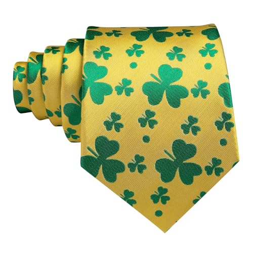 Image of Barry.Wang Fun Animal Ties for Men Designer Handkerchief Cufflink WOVEN Casual Necktie Set Festival