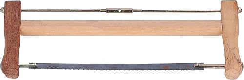 Vista 14 de Sierra de marco, sierras de mano de madera de teca, herramienta de corte de madera de arco de mano de carpintero de repuesto, sierra de marco