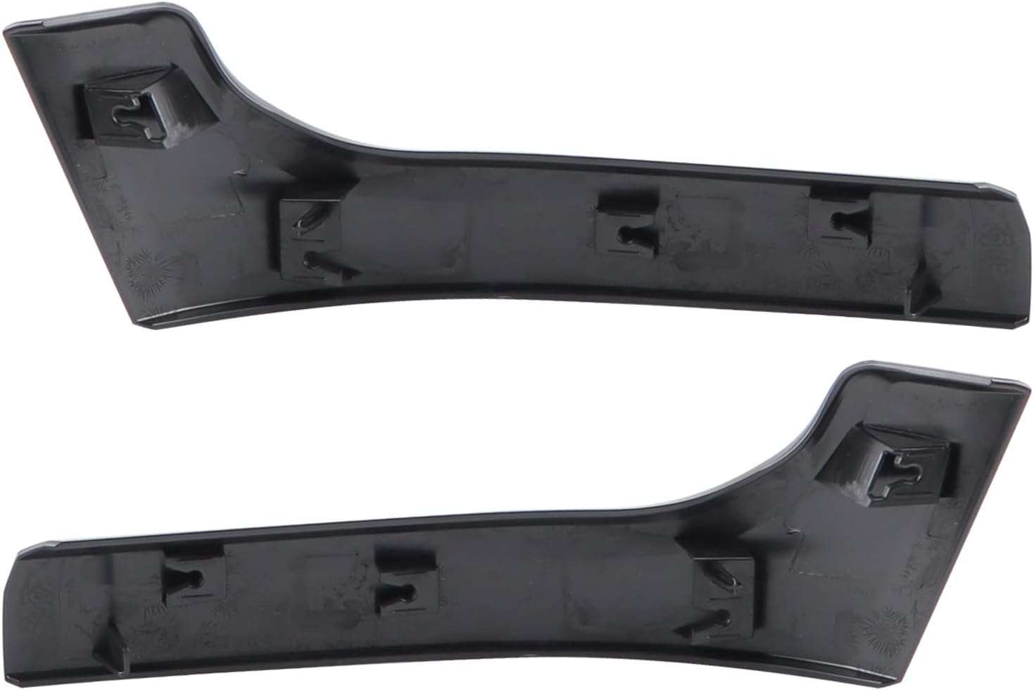 Glossy Black Par Headlight Molding Trim Compatible with 2019-2024 Dodge Ram 2500 3500 4500 5500
