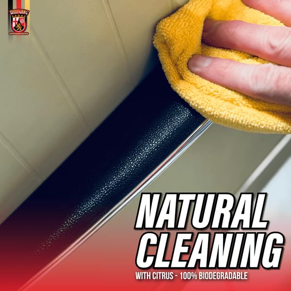 WOLFGANG CONCOURS SERIES Leather Care Cleaner | Cleans Dirt & Oils from Leather | Suitable for Car Interiors, Furniture, Shoes, Boots, & Bags | Gentle Formula | WG-2500 | 16 oz