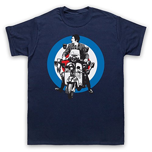 T-Shirt Jimmy Mod Logo Rocker My Icon Art pour Homme en Coton Noir