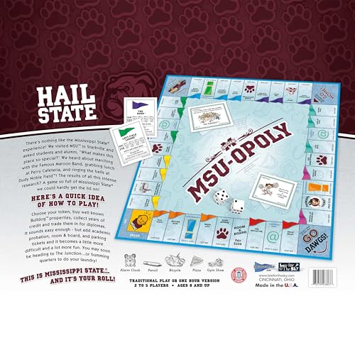 Juego de Mesa Late for the Sky Mississippi State University Opoly miniatura 5