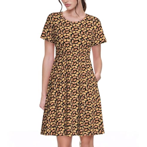 Robe d'été à manches courtes pleine de joie pour illuminer vos fêtes