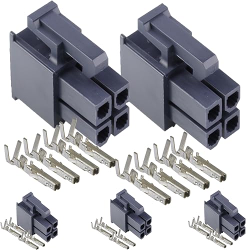 Connecteur pas 4.20mm double rangée 4 broches compatible Mini Fit jr 13A