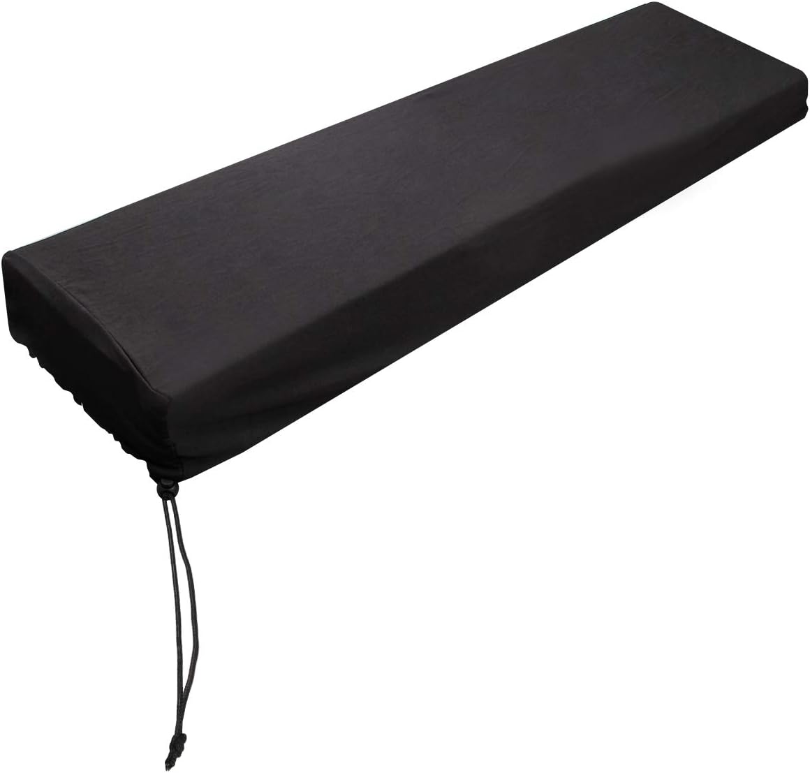 Coolrunner Piano Keyboard Dust Cover For 61/76/88 Keys- Electric/Digital Piano Stretchable Protective Keyboard Cover, Elastic Cord Locking Clasp, Machine Washable (61-76 Keys)