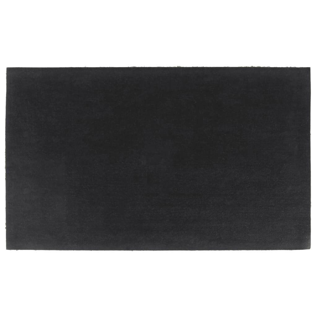 Felpudo de fibra de coco, 45 x 75 cm, color natural
