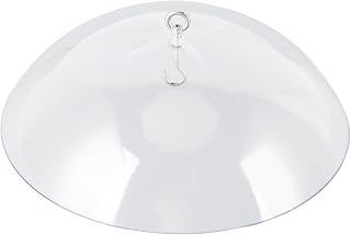 BORDSTRACT Bird Feeders Protective Dome, Protective Cover for Hanging Bird Feeders, Prevent Squirrel Clear Bird Feeder, Clear Dome Protective Cover