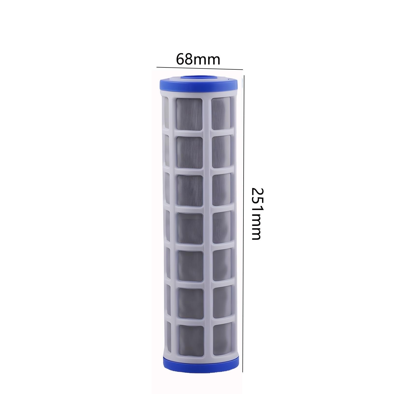 Lot de 2 filtres à mailles en acier inoxydable, cartouches filtrantes de 10 pouces, filtres de remplacement pour distributeur d'eau, pour l'industrie