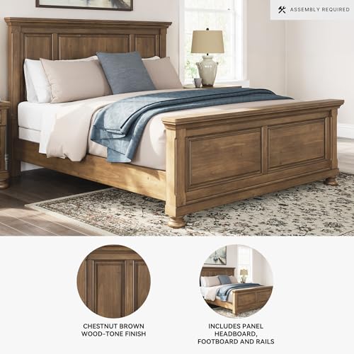 Image of Signature Design by Ashley Panel Bed Frame, California King, Glarrison