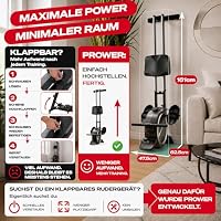 Sportstech PROwer Rudergerät für Zuhause - Magnetwiderstand, 32 Stufen – Ansicht 3