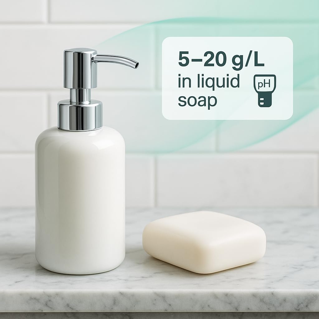 GiDeli Kaliumcarbonat 25 kg - Pottasche K2CO3 100% Rein und Ohne Zusatzstoffe - E 501 Perfekt Löslich in Wasser - Teiglockerungsmittel von Außergewöhnlicher Vielseitigkeit