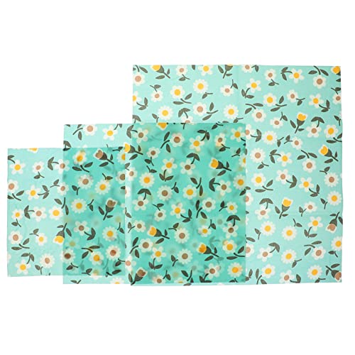 NIYANGLE 3Pcs Reusable Beeswax Food Wraps for Bowl Food Storage Wraps Sustainable Beeswax Bowl Covers Preserve Freshness with Natural Beeswax Easy to Clean